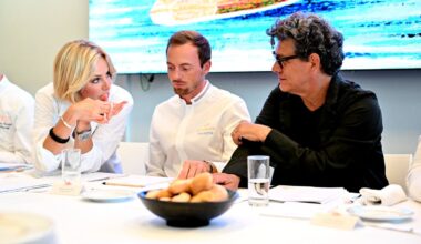 Bateau à voile, gastronomie… Adriana Karembeu et Marc Lavoine passent du bon temps à Monaco (Photos)