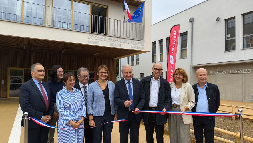 A Toulouse, l’école Bénézet inaugurée après 18 mois de travaux et 10,2 millions d’euros investis dans le quartier Croix-de-Pierre
