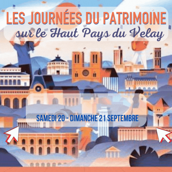Haut Pays Velay journées patrimoine septembre 2025