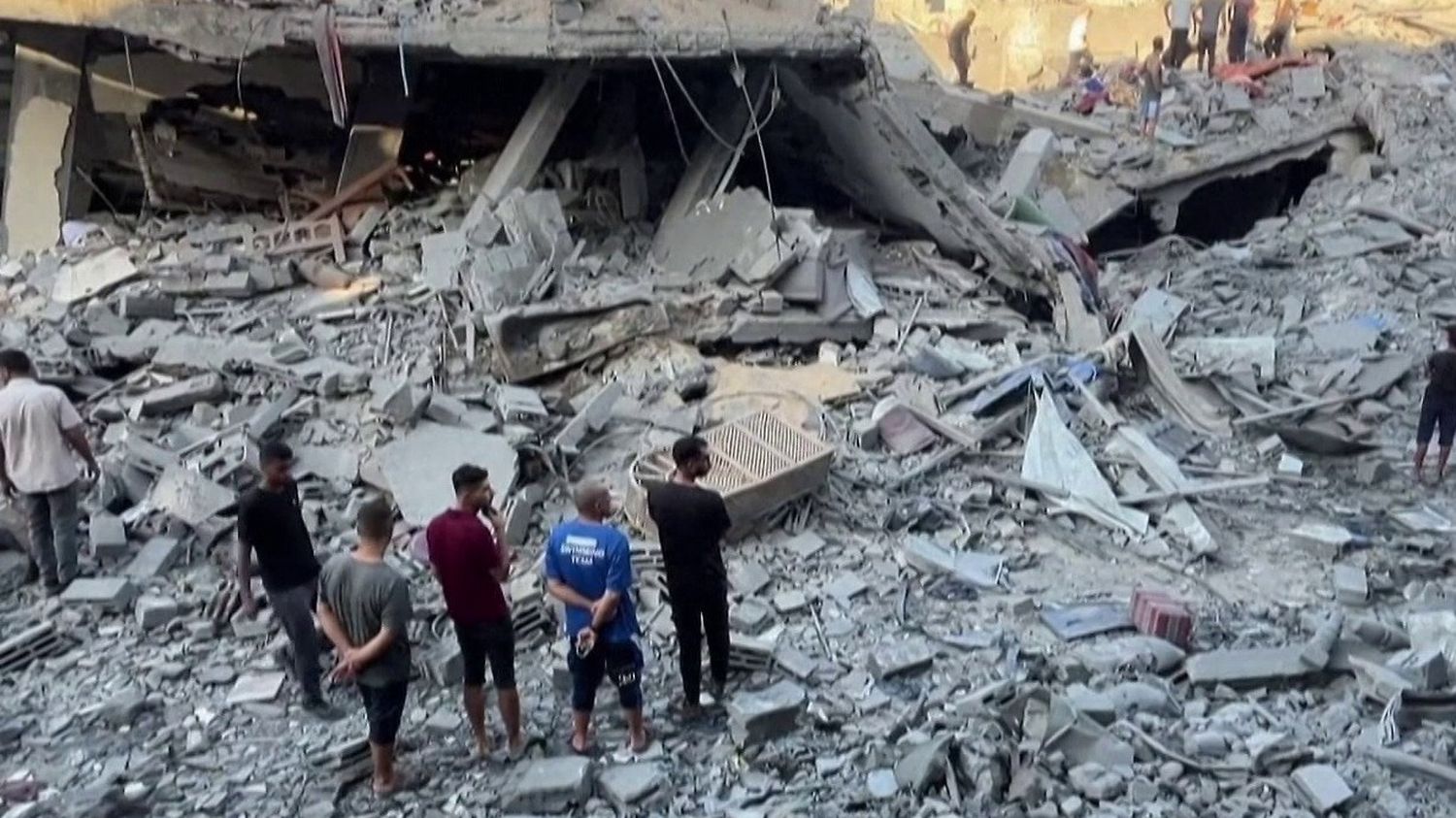 les habitants de Gaza face aux prémices de l'offensive israélienne sur la capitale palestinienne