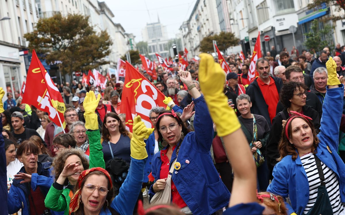 DIRECT TERMINÉ - Grève du 18 septembre : à Brest, environ 8 000 personnes ont manifesté