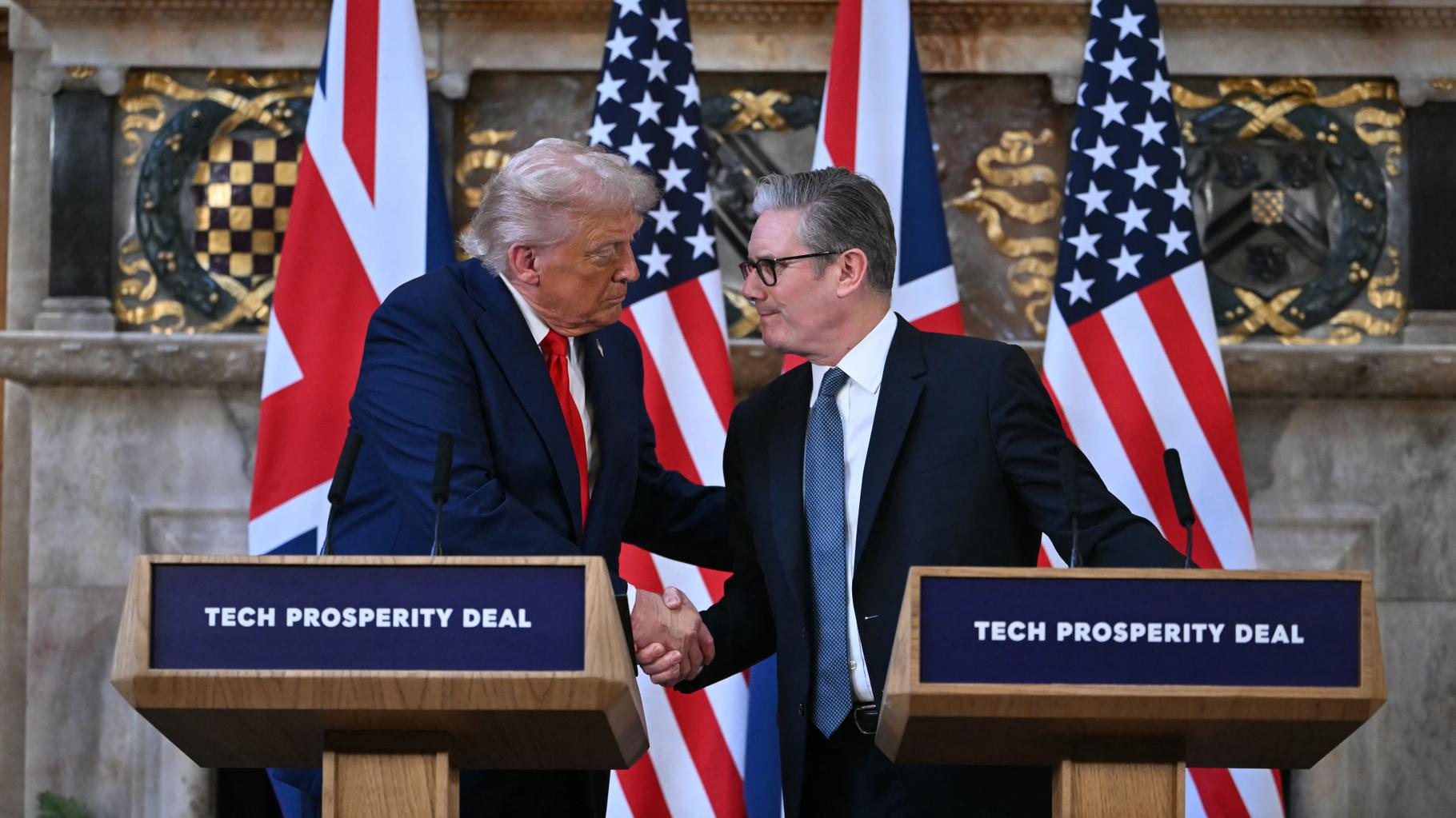 La rencontre Trump-Starmer s’achève sur un accord « historique »… et des petits moments de malaise