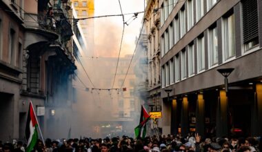 A Lausanne, deux manifestations pro et contre Israël ont eu lieu simultanément