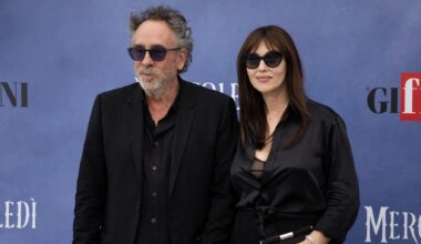 Tim Burton et Monica Bellucci annoncent leur séparation après trois ans de relation