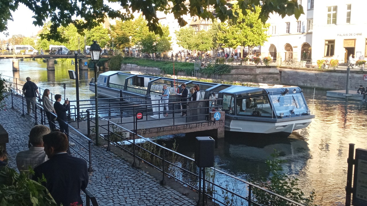 Batorama inaugure officiellement le Strasbourg, son premier bateau tout électrique