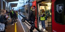 RER métropolitain en Gironde : un train de voyageurs s’arrête à Talence-Médoquine, une première depuis 1949