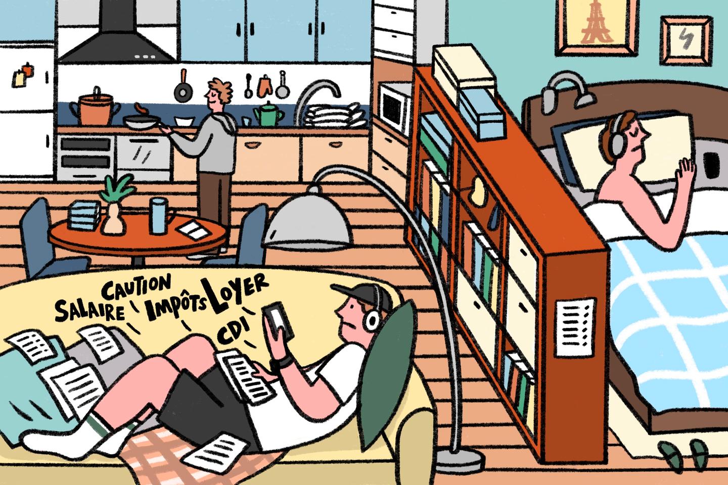 à Paris, la cohabitation subie des jeunes face à la pénurie d’appartements