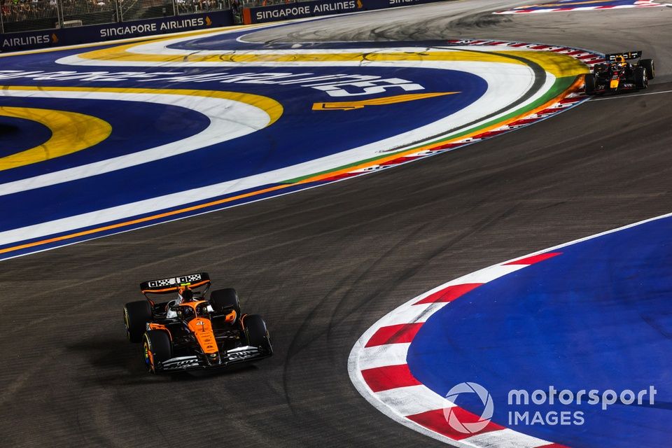 Lando Norris a remporté le GP de Singapour en 2024.