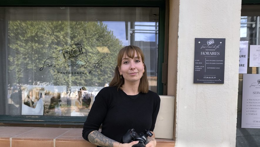 Samatan. Ouverture du studio photo de Florence