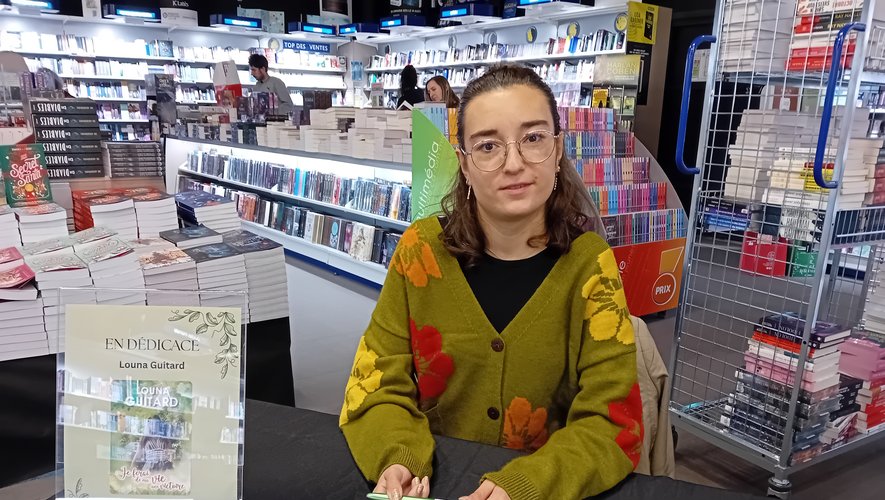 Onet-le-Château. Louna Guitard signait son livre "Je ferai de ma vie une victoire"