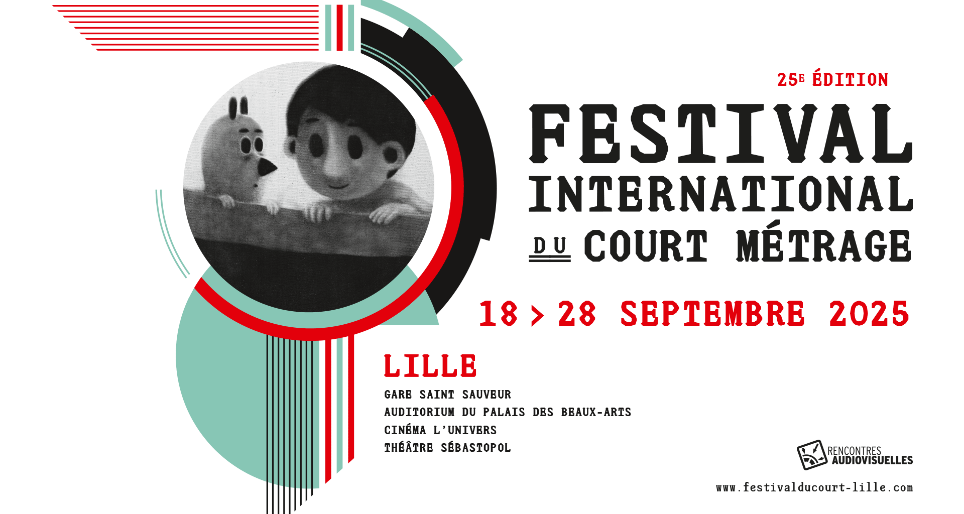 Festival International du Court Métrage de Lille - 25e édition : 18 > 28 septembre 2025 le jeudi 18 septembre 2025