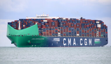 Au tour du CMA CGM Port Royal de revenir en Europe équipé d'un déflecteur de vent