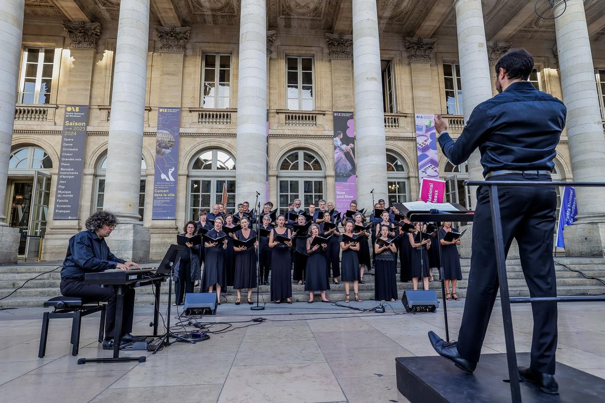 Le chœur de l’Opéra donnera le départ à Bordeaux, dimanche 7 septembre.