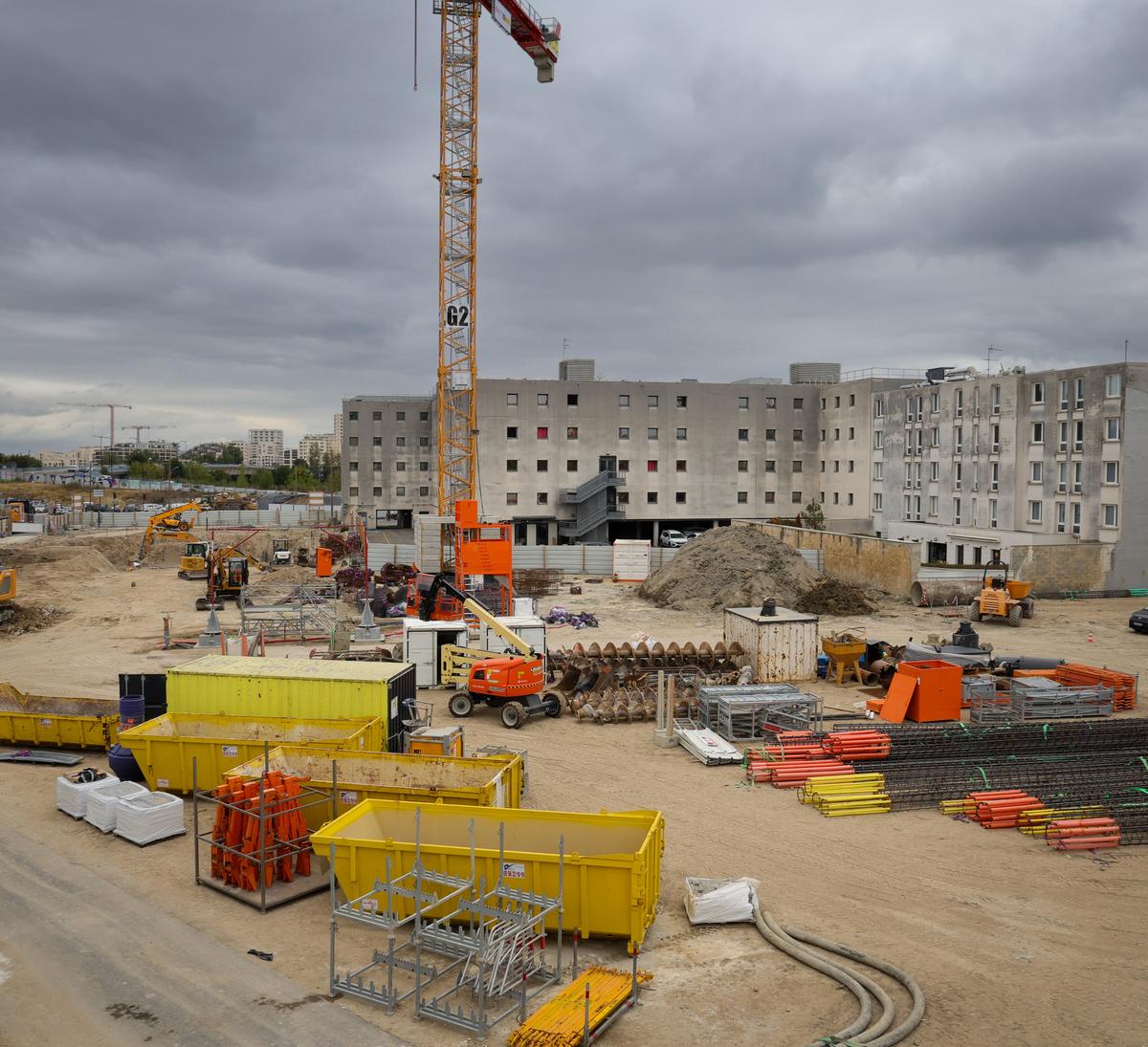 Sur l’îlot Saget, la réalisation des fondations devrait être achevée dès octobre prochain.