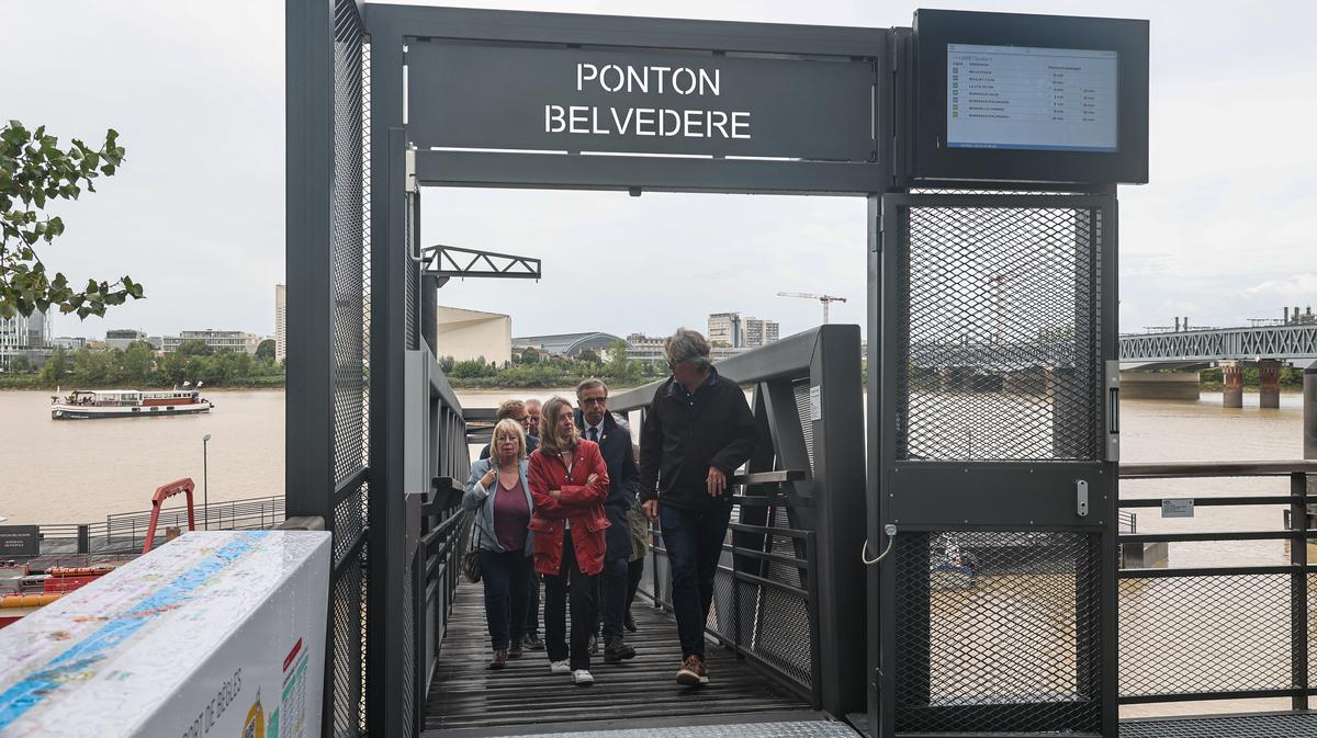 un nouveau ponton voit le jour dans le quartier Belvédère