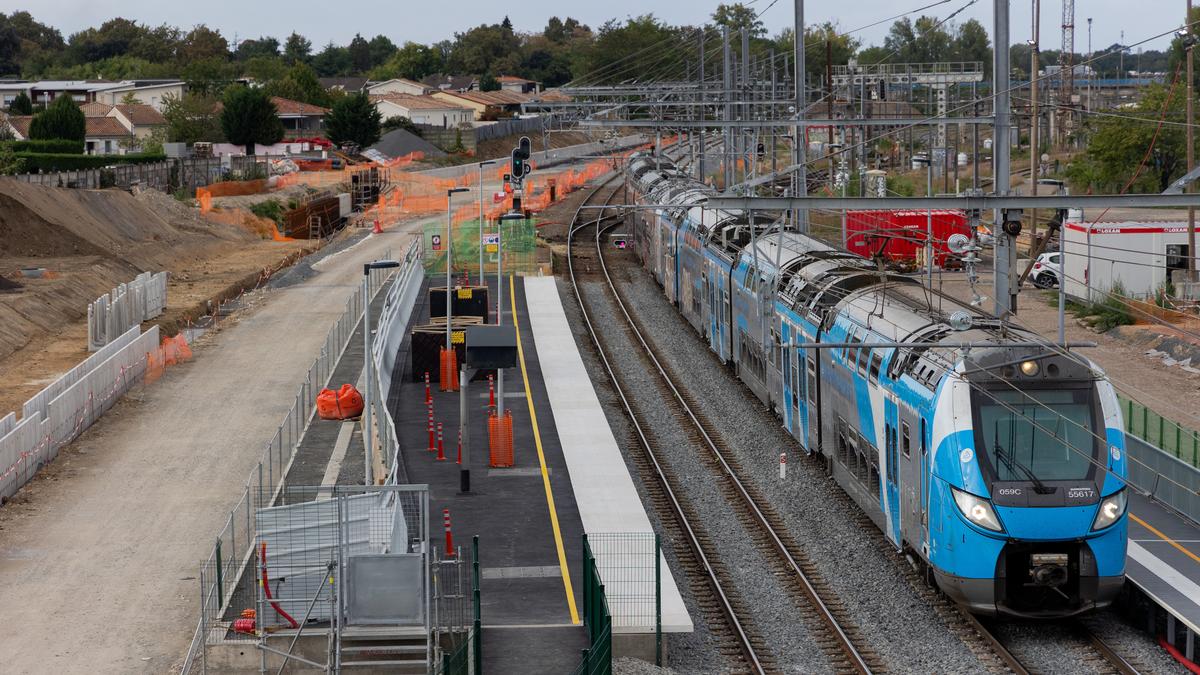 après six mois de travaux, les trains vont de nouveau s’arrêter en gare de Villenave-d’Ornon