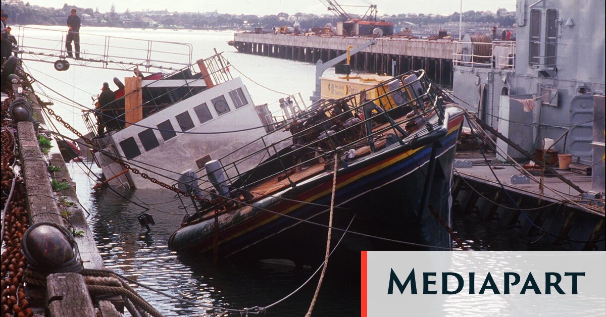 « Rainbow Warrior », 40 ans après : un crime d’État resté impuni - Mediapart