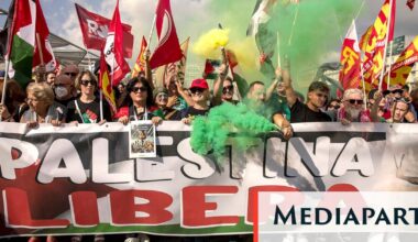 Des dizaines de milliers de manifestants à travers l’Italie « contre le génocide à Gaza » - Mediapart