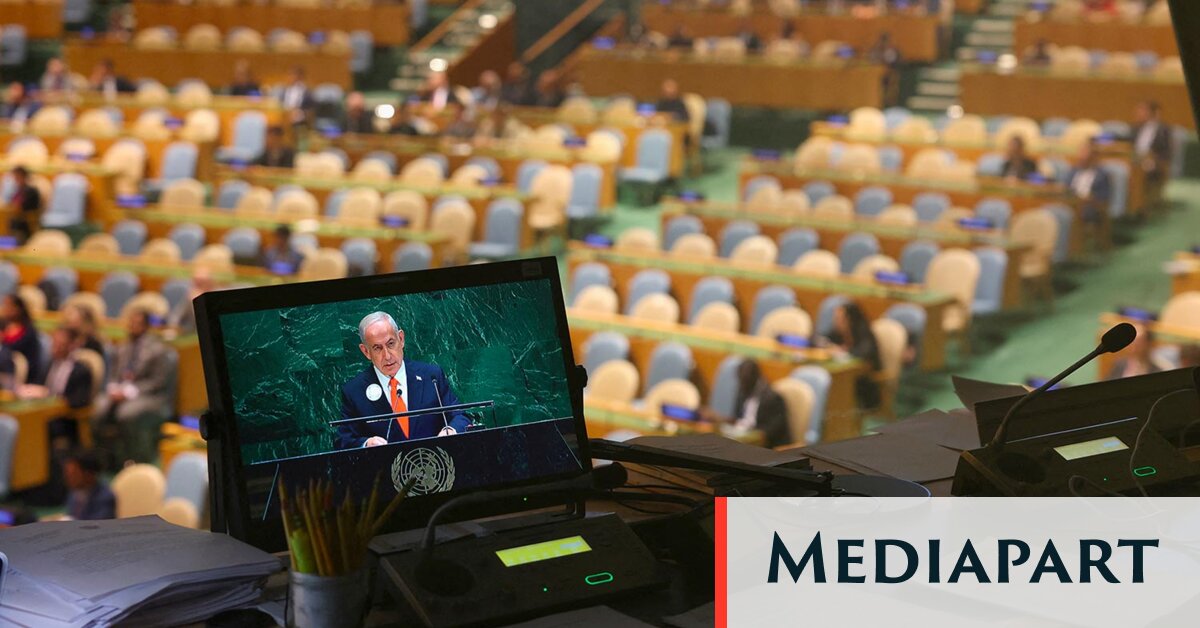 À l’ONU, la rage de Nétanyahou détruit les illusions françaises - Mediapart