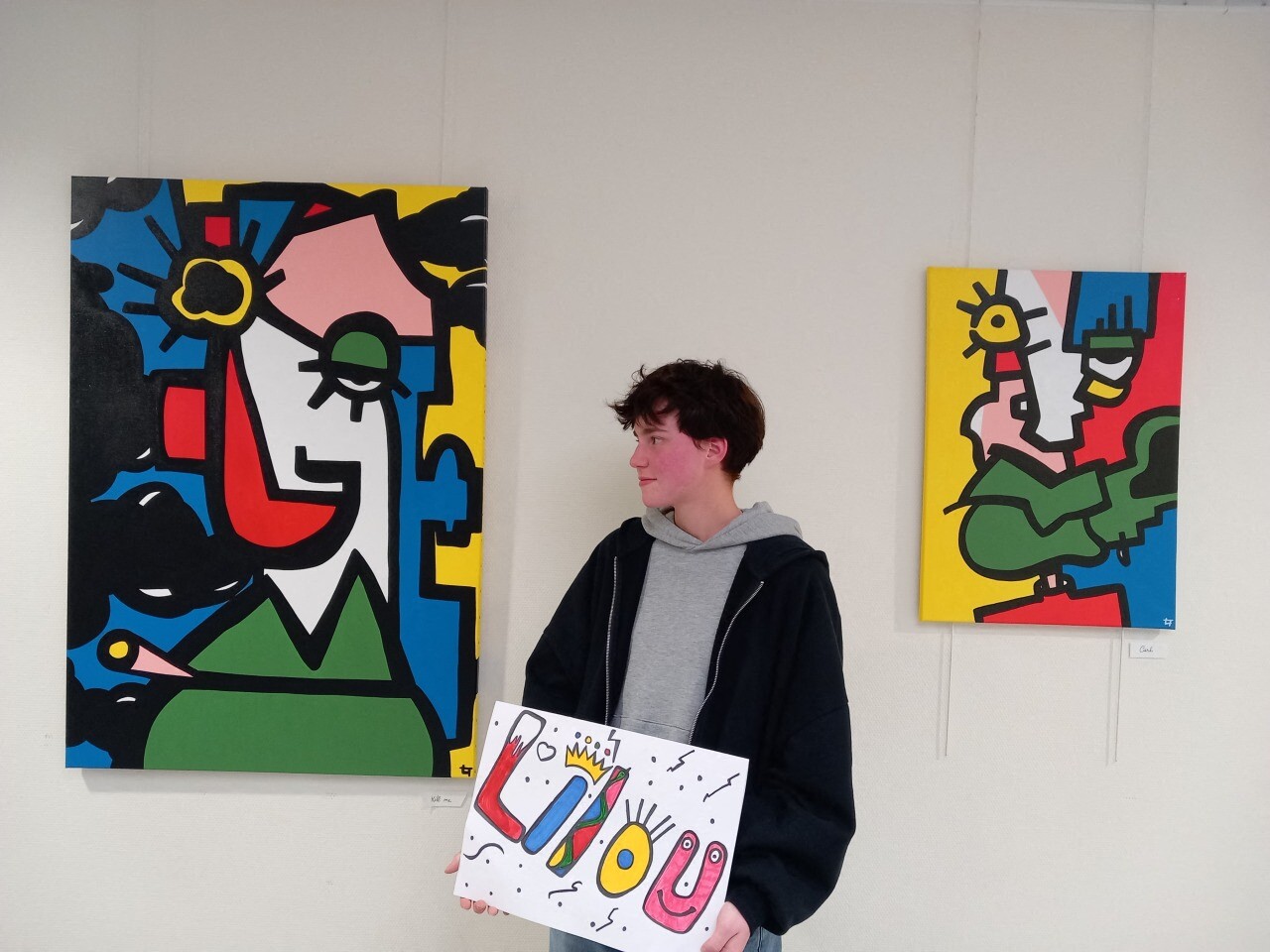 Une jeune artiste fait sa première exposition dans le sud Sarthe