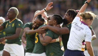 les Sud-Africaines, futures adversaires des Bleues, en quarts pour la première fois de leur histoire