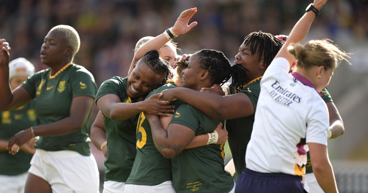 les Sud-Africaines, futures adversaires des Bleues, en quarts pour la première fois de leur histoire