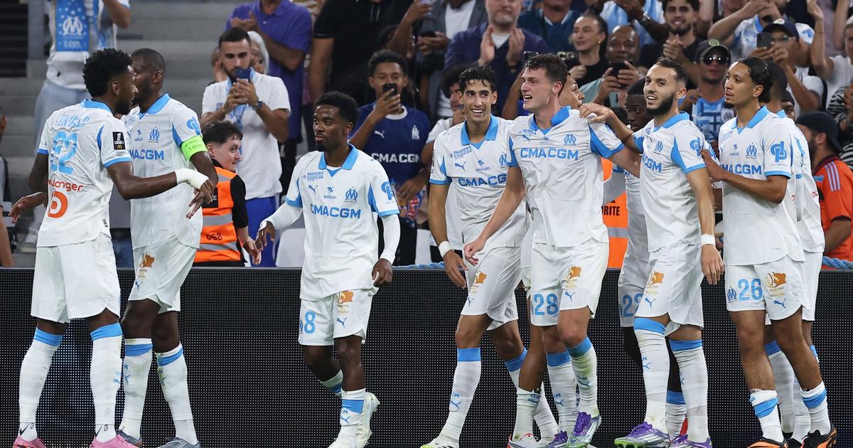 avec un Pavard buteur pour sa première, Marseille fait le show au Vélodrome contre Lorient