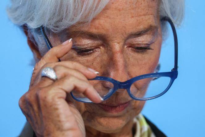 Christine Lagarde, la présidente de la Banque centrale européenne (BCE), au siège de l’institution, à Francfort (Allemagne), le 11 septembre 2025. 