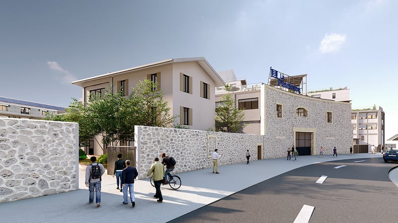 La Plateforme numérique à Marseille - Perspective sur l'entrée