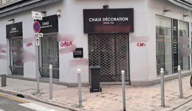 Magasin de Bernard Chaix tagué, plainte contre Christian Estrosi... La campagne pour les municipales de Nice ne fait pas de cadeaux