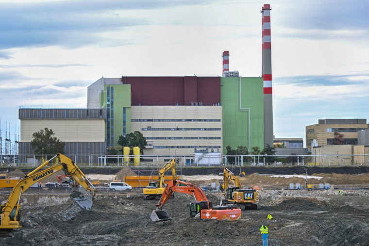La centrale de Paks, en Hongrie, le 9 octobre 2024. ( AFP / ATTILA KISBENEDEK )