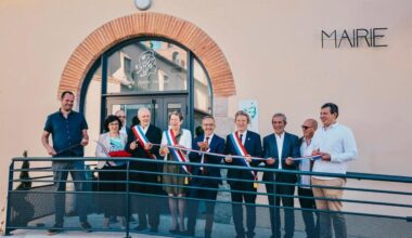 ce village au sud de Toulouse inaugure sa nouvelle école et sa mairie ravagée par un incendie