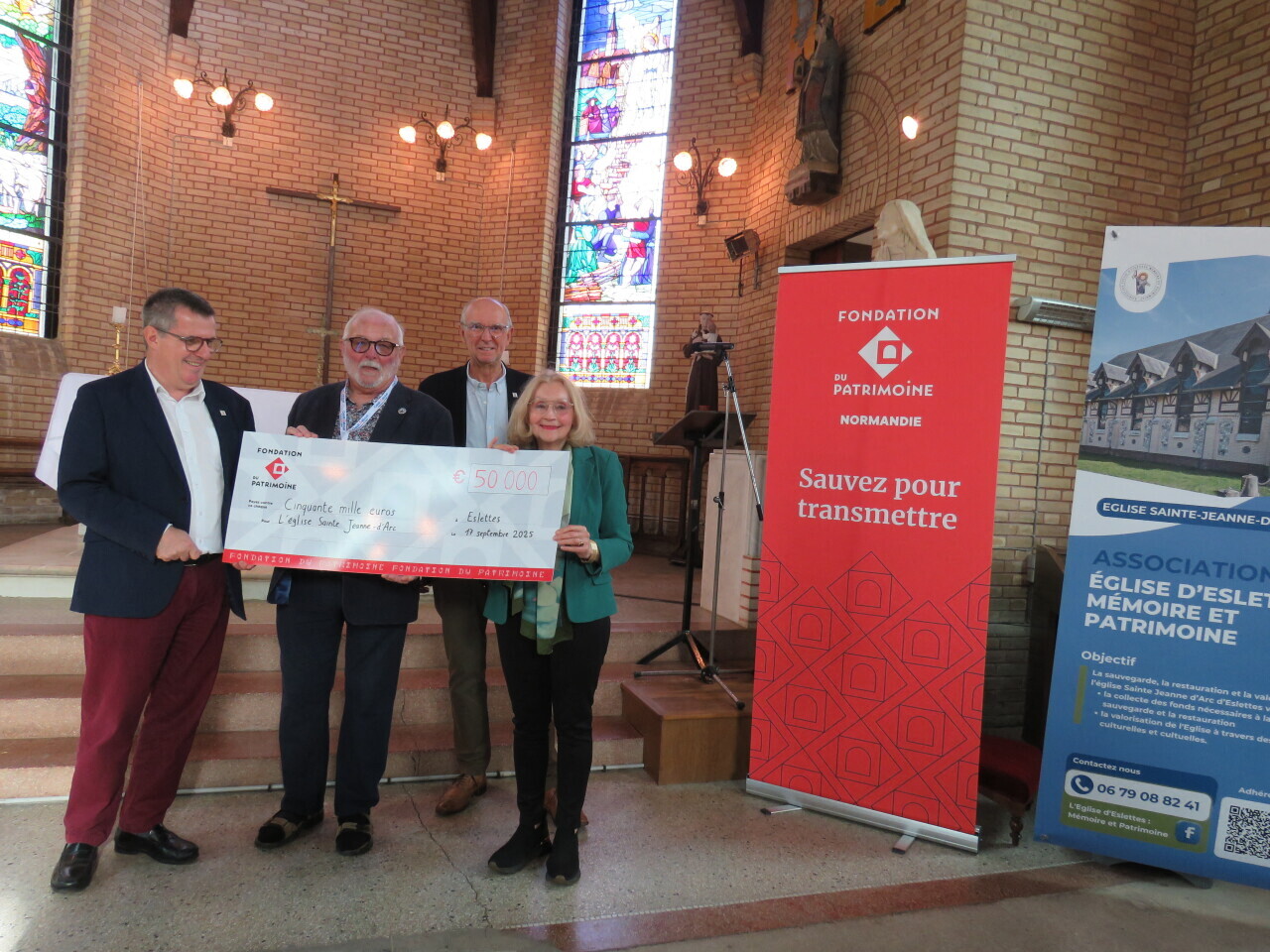 la générosité d’une infirmière permet de sauver une église près de Rouen