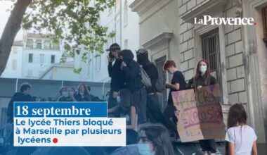 200 manifestants "contre l'austérité" bloquent le lycée Thiers à Marseille