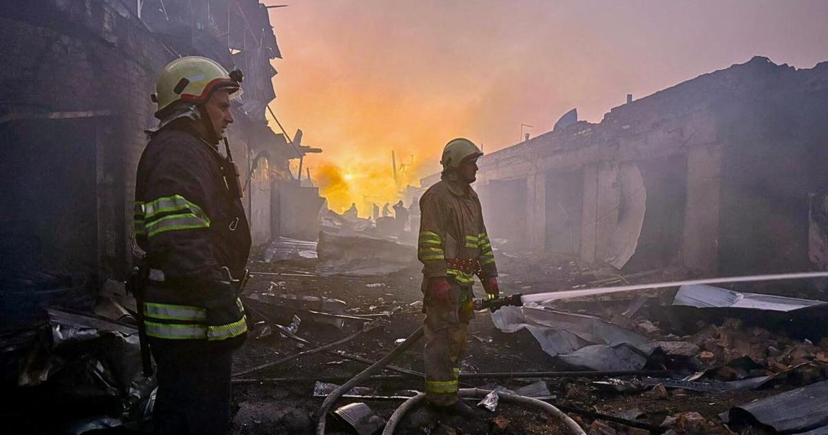 la Russie a lancé plus de 500 drones et missiles dans l’ouest du pays, indique Kiev