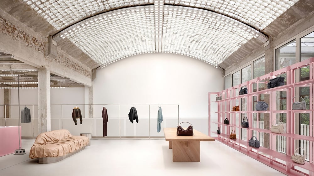Le showroom est installé dans l'ancien laboratoire Gomenol