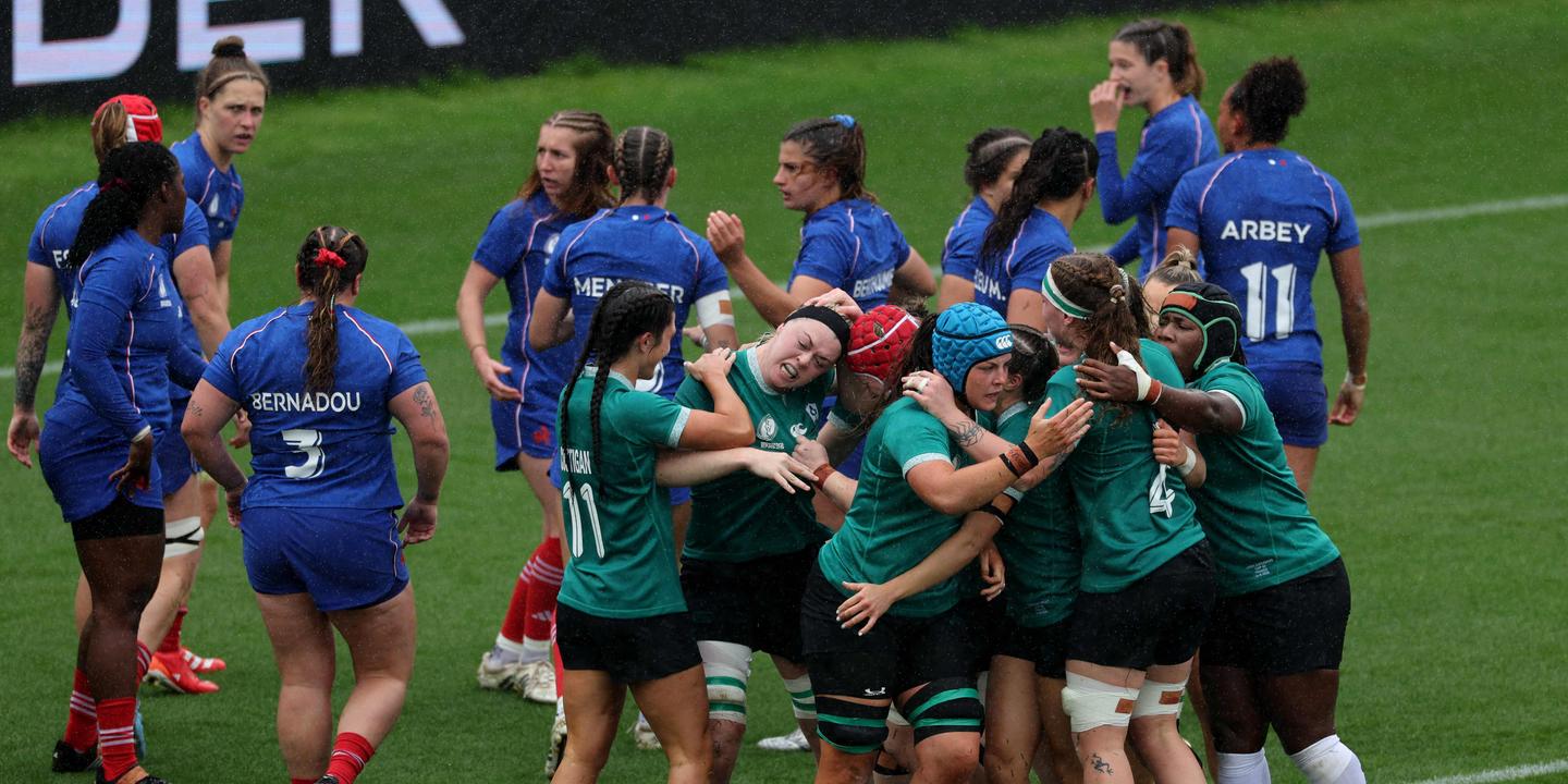 le XV de France féminin mené d’emblée par l’Irlande en quart de finale