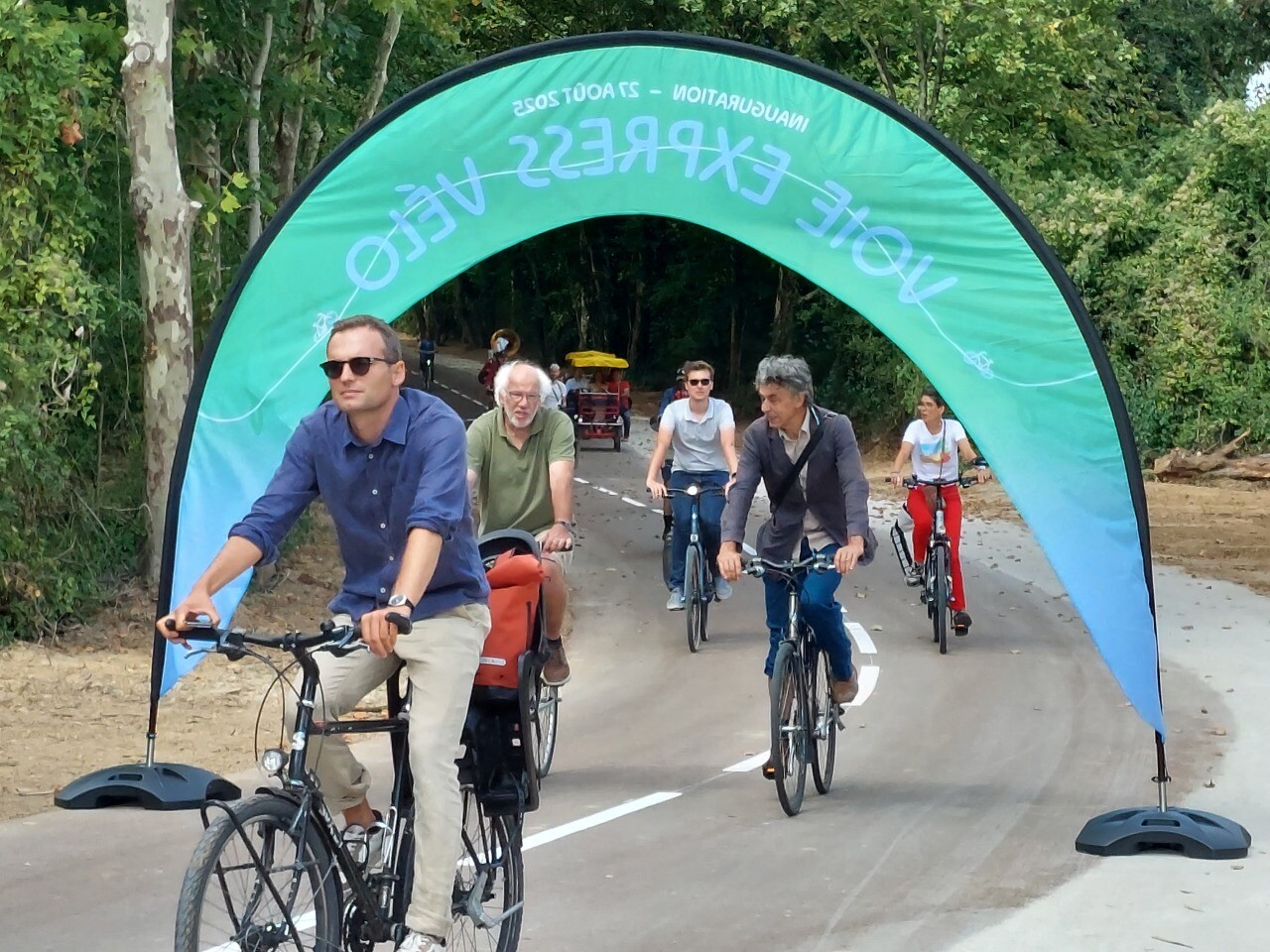 Val d'Europe : une voie vélo express parallèle au RER A pour faciliter les déplacements quotidiens