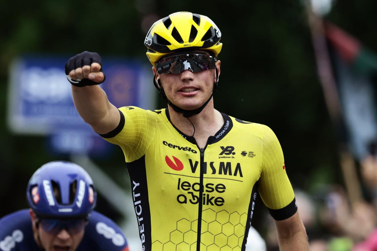 Déjà vainqueur la veille, Olav Kooij remporte la 2e étape du Tour de Grande-Bretagne - L'Équipe