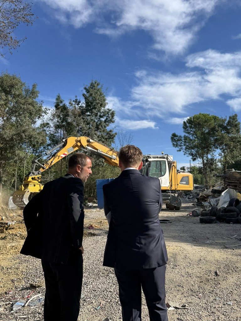 évacuation du bidonville de la Jasse de Maurin 