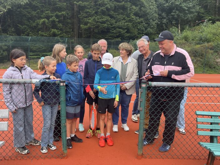 La Bresse – Les courts de tennis rénovés sont inaugurés