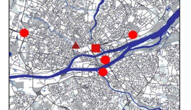 La carte des points de rendez-vous à Nantes le 18 septembre