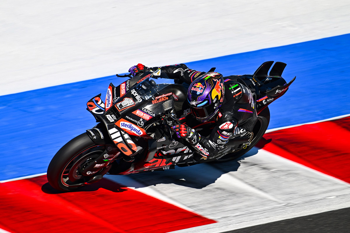 After the Misano test, Jorge Martín feels at "75-80%" on the Aprilia