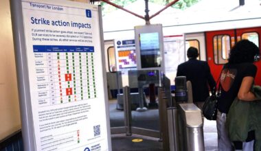 le métro londonien fortement perturbé en raison d'une grève des agents