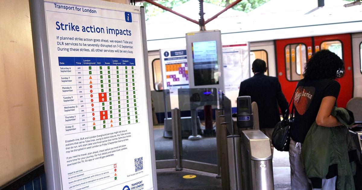 le métro londonien fortement perturbé en raison d'une grève des agents