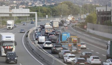 Sur l'A8, un bouchon de 12km entre Antibes et Nice ce jeudi matin
