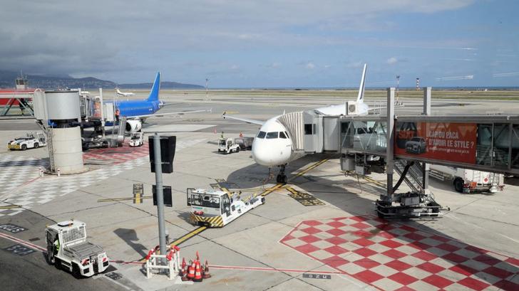 Photo d’illustration de la piste de l’aéroport Nice Côte d’Azur.
