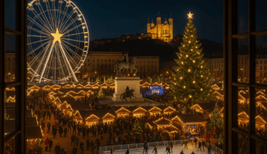 et si le marché de Noël déménageait sur la place Bellecour pour acquérir un «rayonnement mondial» ?