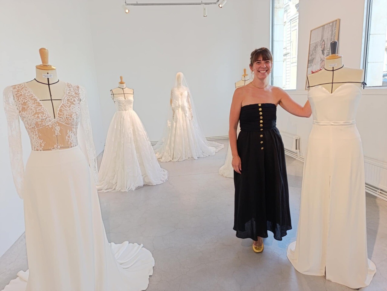 Près de Lille, Maïté Bailleul fait dans la dentelle avec ses sublimes robes de mariée