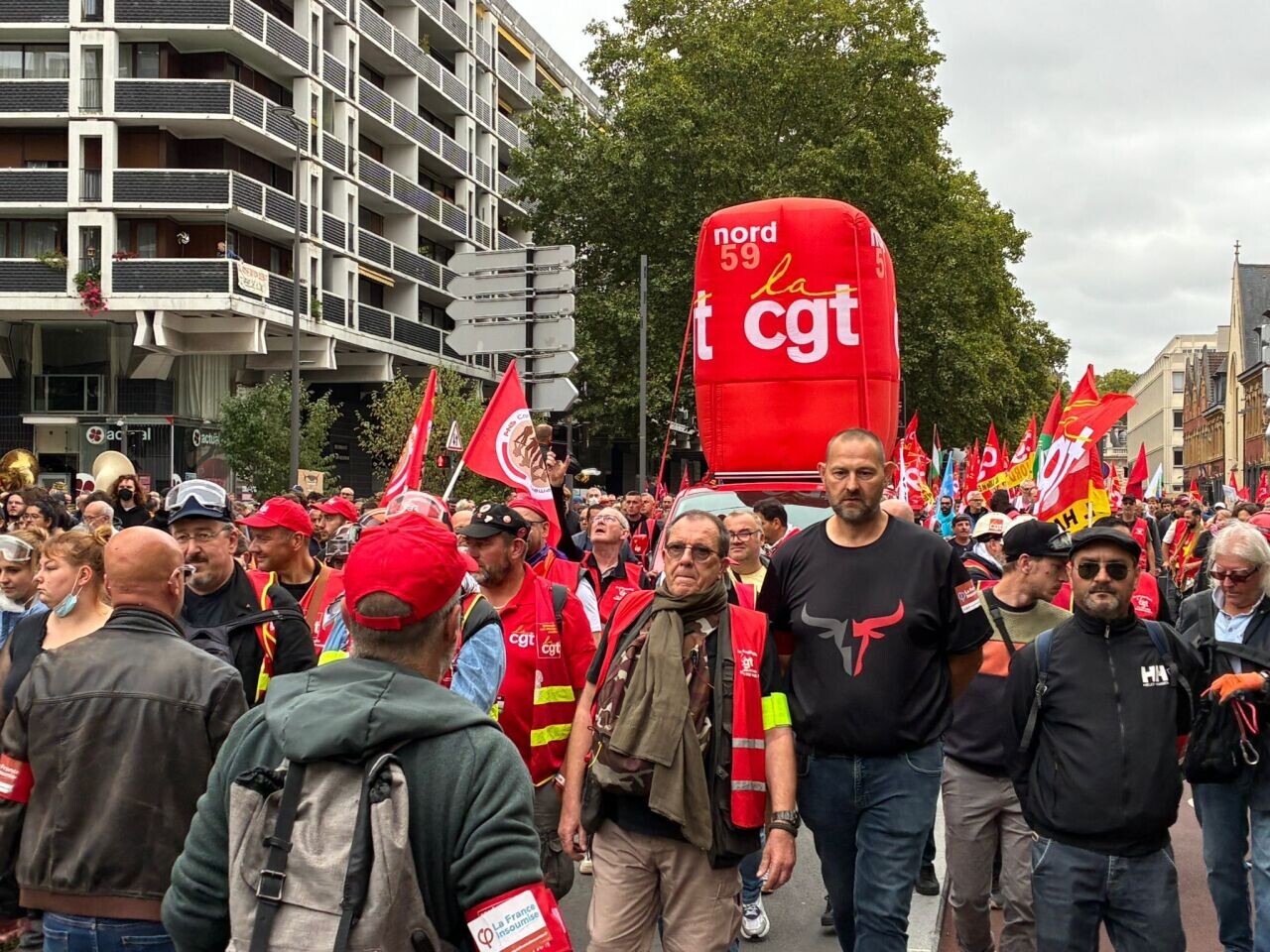suivez la manifestation à Lille